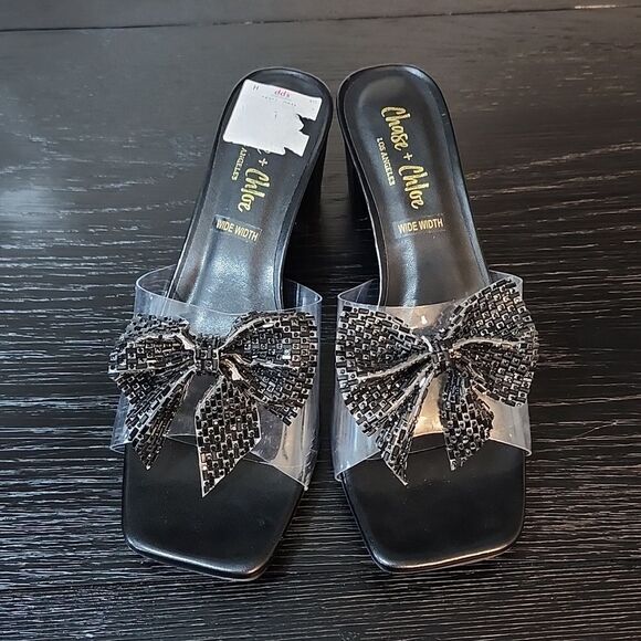 BRAND NEW CHASE+CHLOE BOWNOT SLIP-ON STYLE WOMEN'S SANDAL - Picture 3 of 15